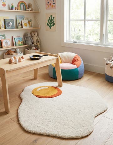 3' 1 x 3' 1 Playtime Kids Wool Freeform Rug