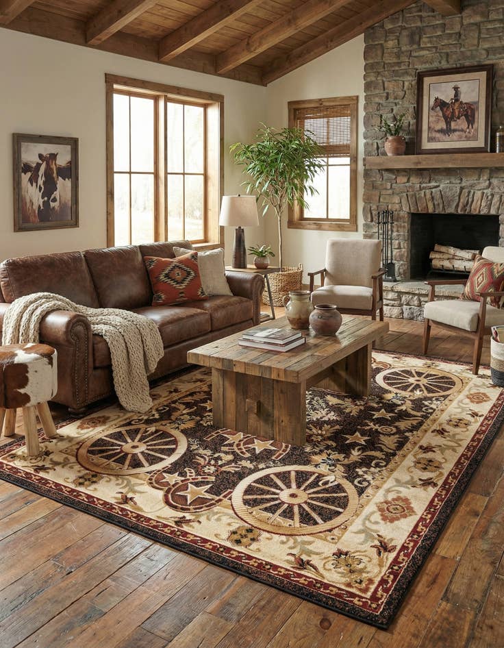 Detail image of  7' 10 x 10' Pioneer Rug