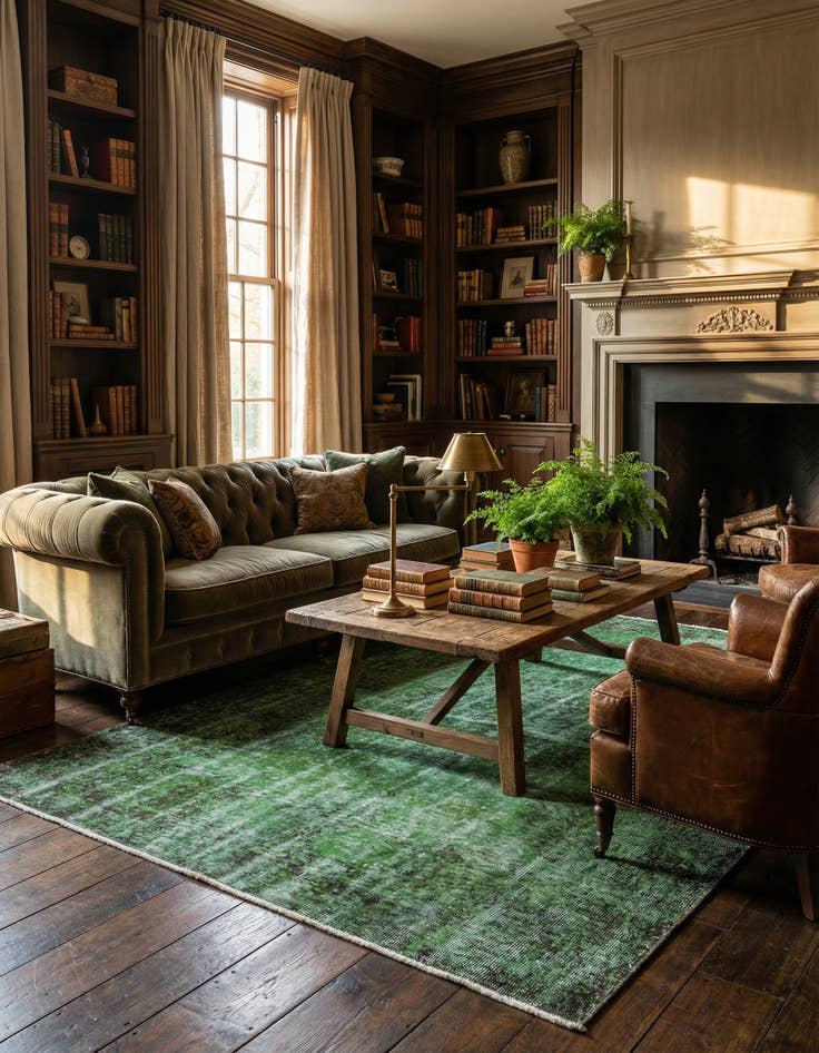 Detail image of 5' 4 x 9' 2 Ultra Vintage Wool Rug