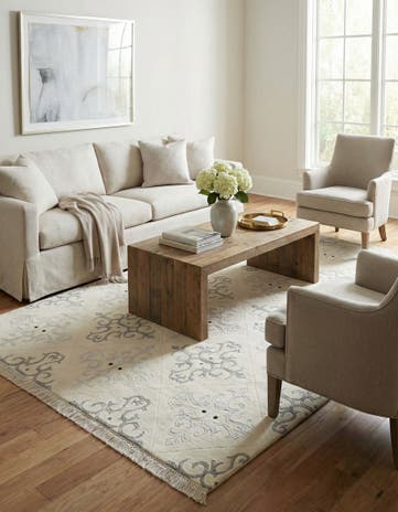 5' x 6' 10 Hand Knotted Darya Rug