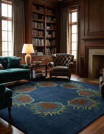 7' 6 x 7' 7 Luna Square Rug