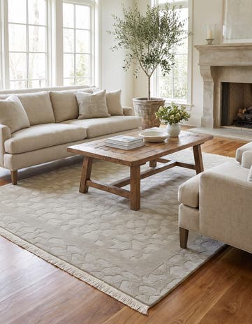 5' 8 x 7' 10 Hand Knotted Nepal Wool Rug