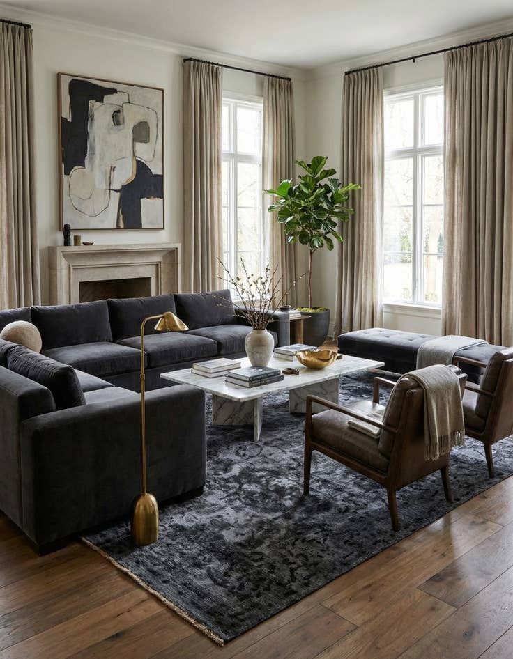 Detail image of 9' 4 x 12' 6  Hand Knotted Ultra Vintage Persian Wool Rug