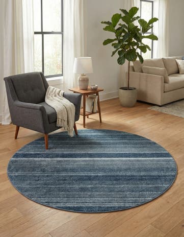5' 3 x 5' 3 Gemstone Round Rug