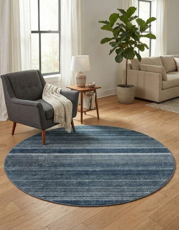 5' 3 x 5' 3 Gemstone Round Rug