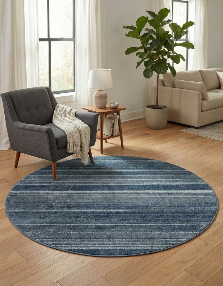 5' 3 x 5' 3 Gemstone Round Rug