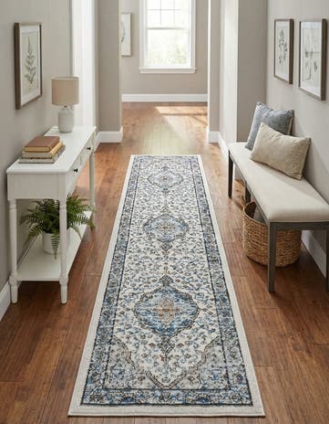 Ivory Nyla Runner Rug