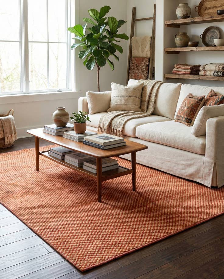 Detail image of 5' 7 x 7' 10 Hand Knotted Kashkuli Gabbeh Wool Rug