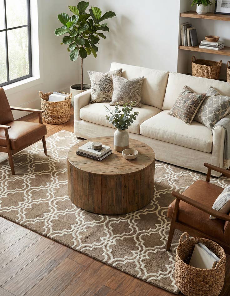 Detail image of 5' 2 x 8' Luna Rug