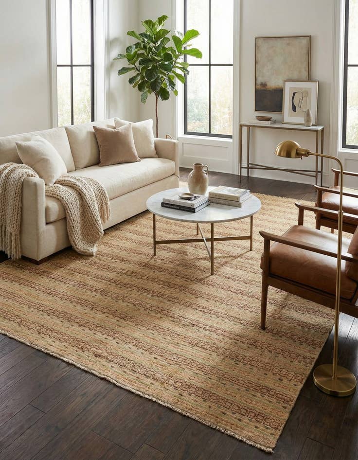 Detail image of 8' x 10' 1  Hand Knotted Darya Wool Rug