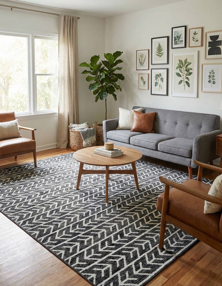 Detail image of 9' x 12' 2  Washable Sabrina Soto Aston Indoor / Outdoor Rug