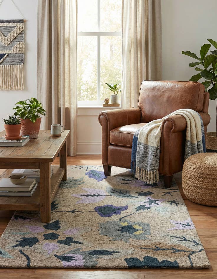 Detail image of 3' x 5' Agra Rug