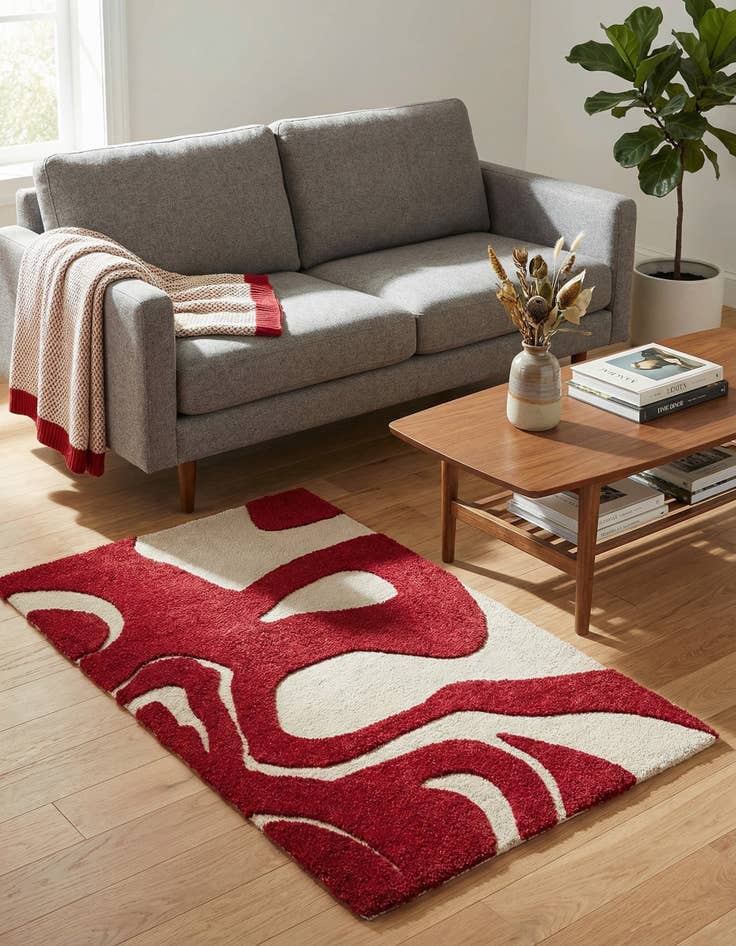 Detail image of  2' x 3' 1 Handtufted Wool Rug