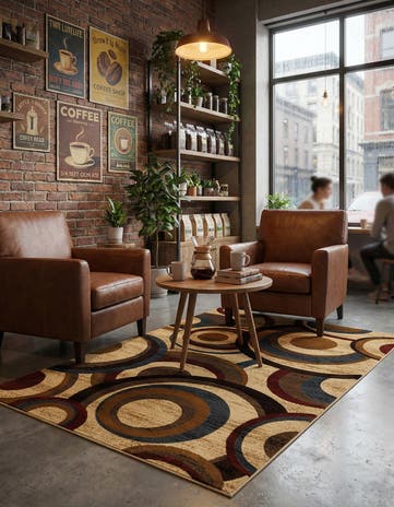 4' x 6' Cafe Rug