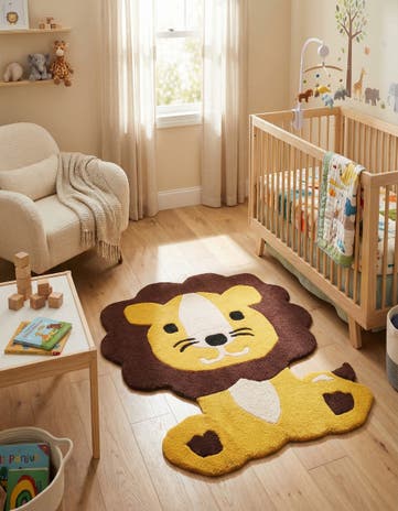 2' 6 x 3' 1 Playtime Kids Wool Freeform Rug