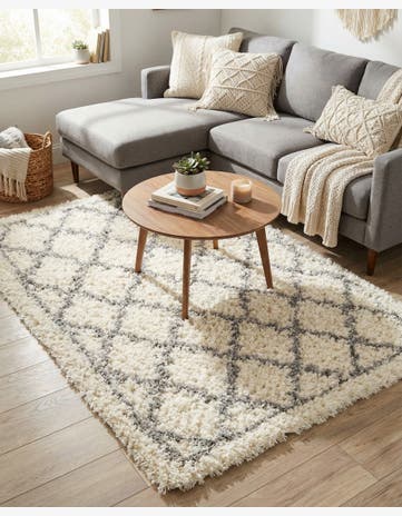 Pearl Infinity Shag Rug