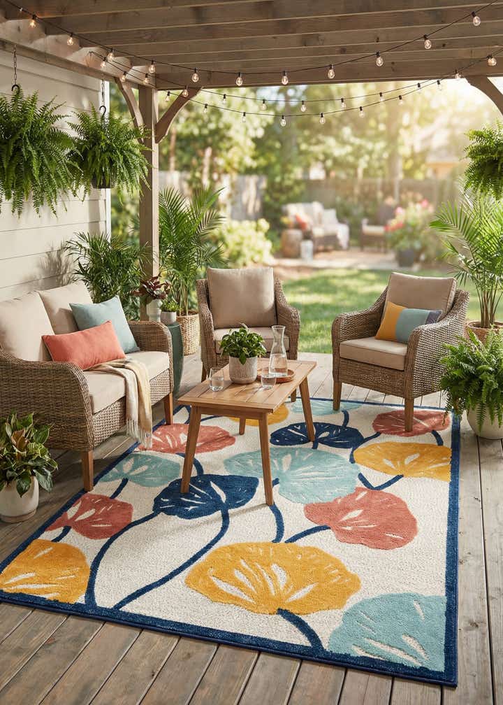 6' x 9' Easy-Clean Belize Indoor / Outdoor Rug