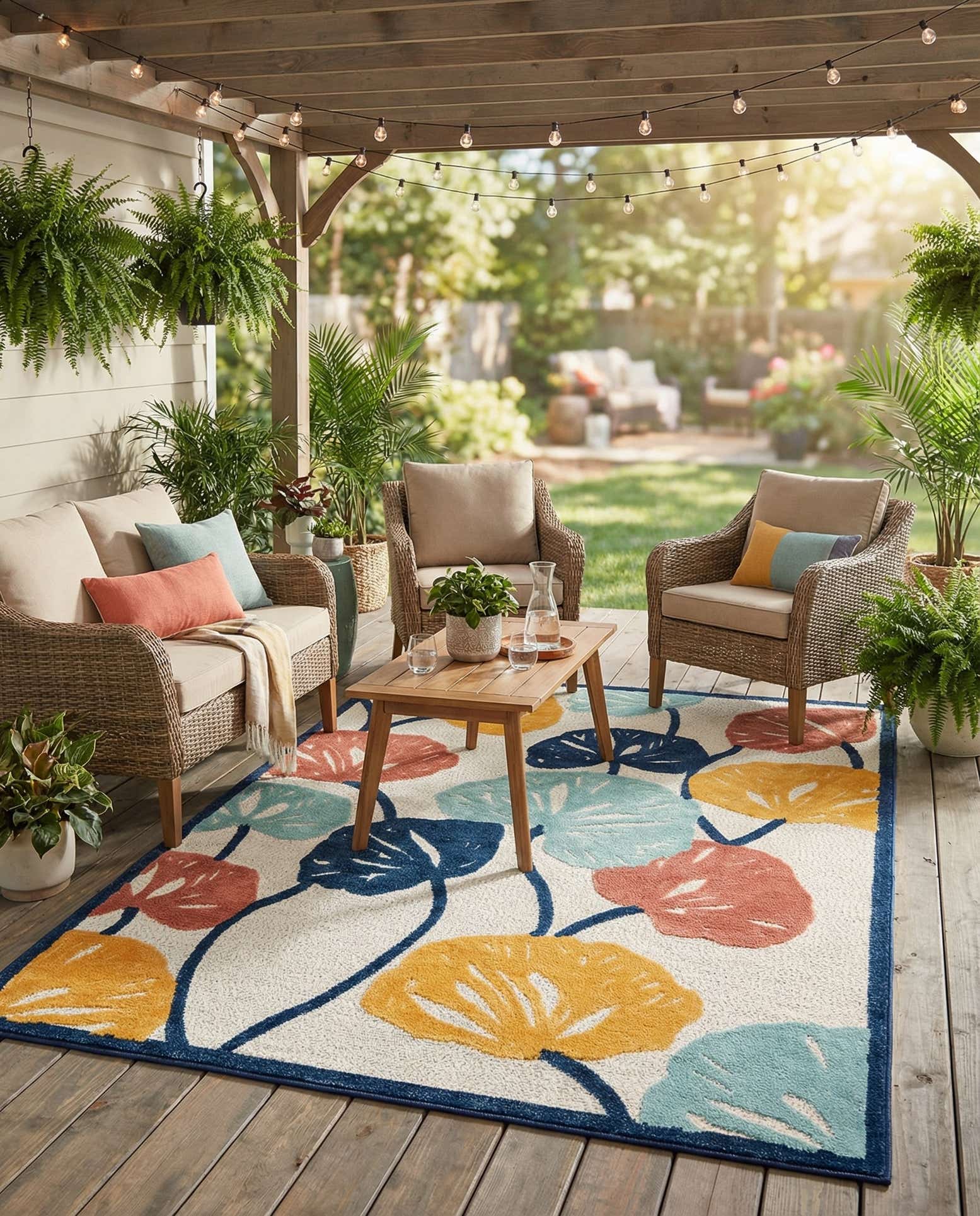 6' x 9' Easy-Clean Belize Indoor / Outdoor Rug