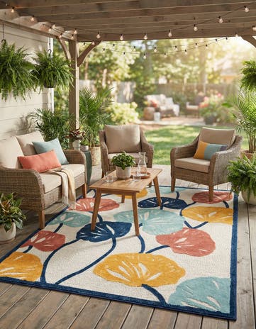 6' x 9' Easy-Clean Belize Indoor / Outdoor Rug