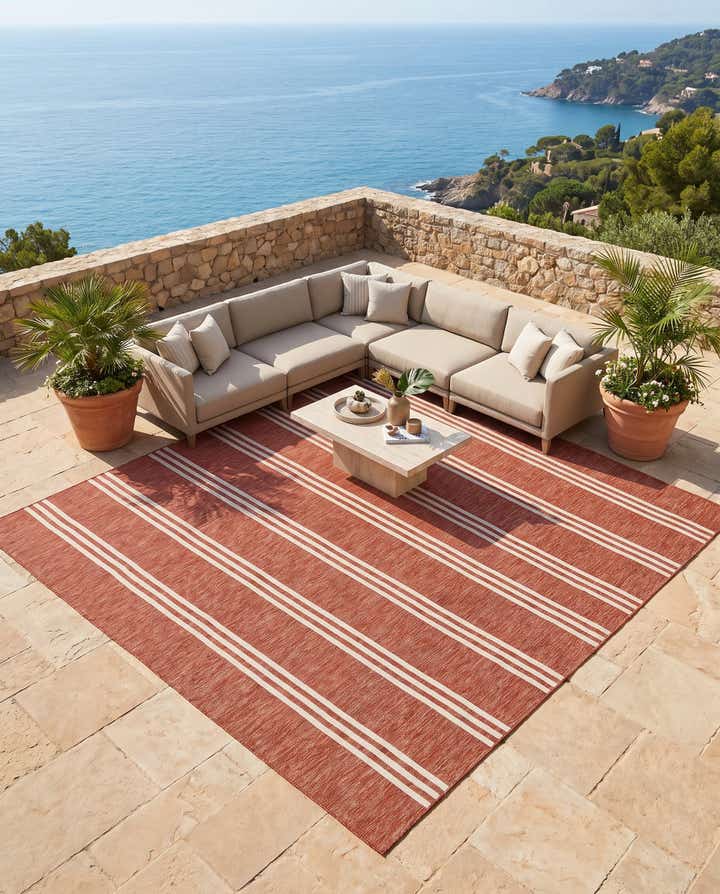 13' x 13' Easy-Clean Jill Zarin Anguilla Indoor / Outdoor Square Rug