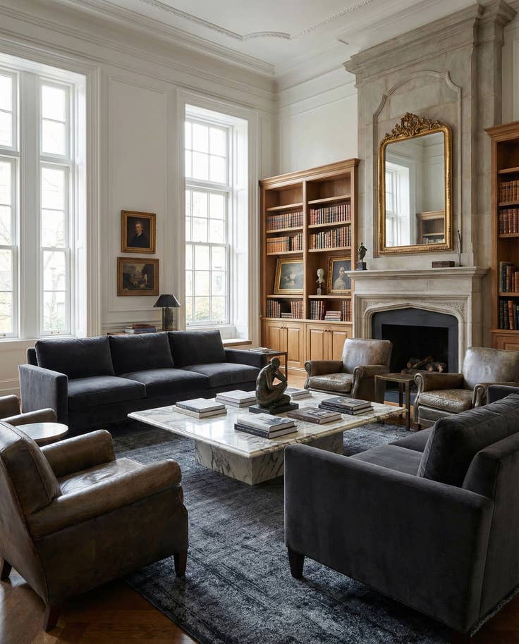 Detail image of 9' 4 x 13' 8 Vintage Royal Wool Rug