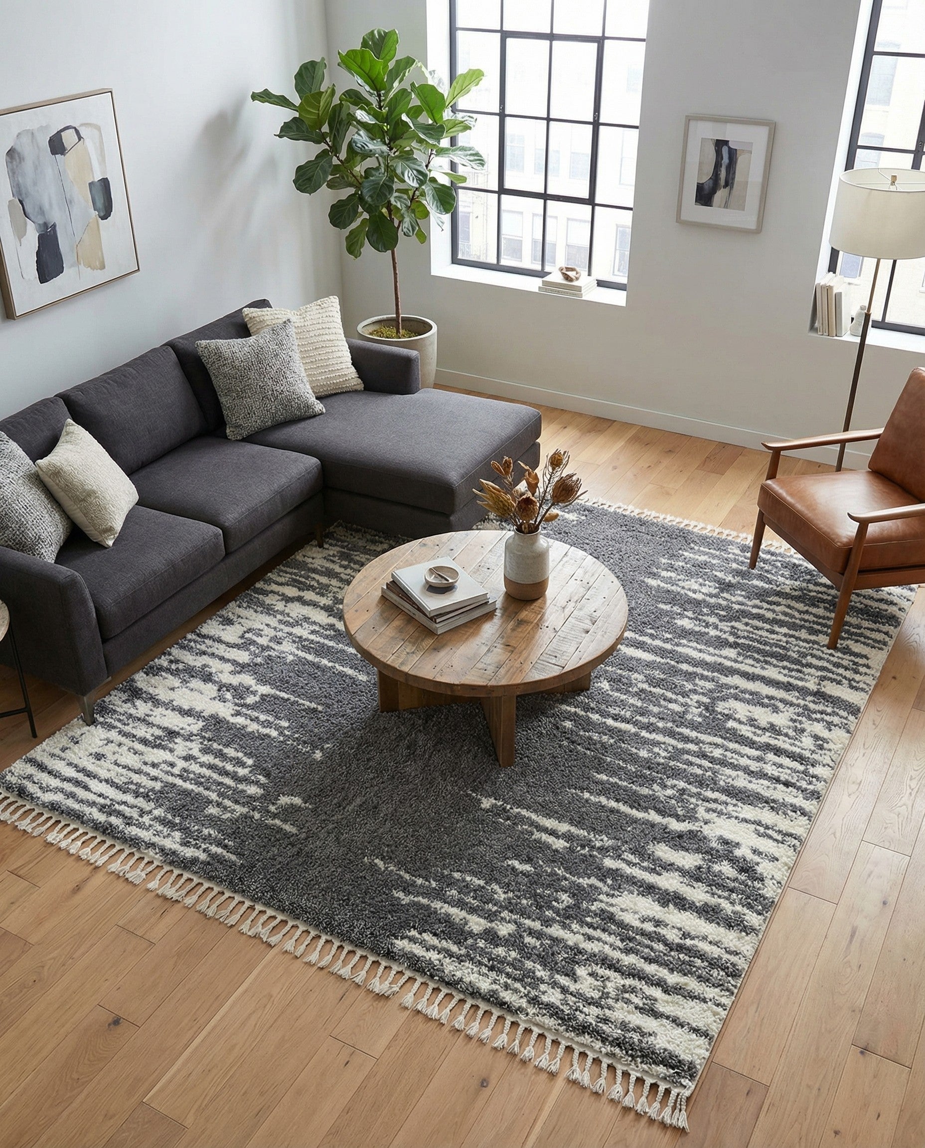 10' x 10' Serenity Shag Square Rug