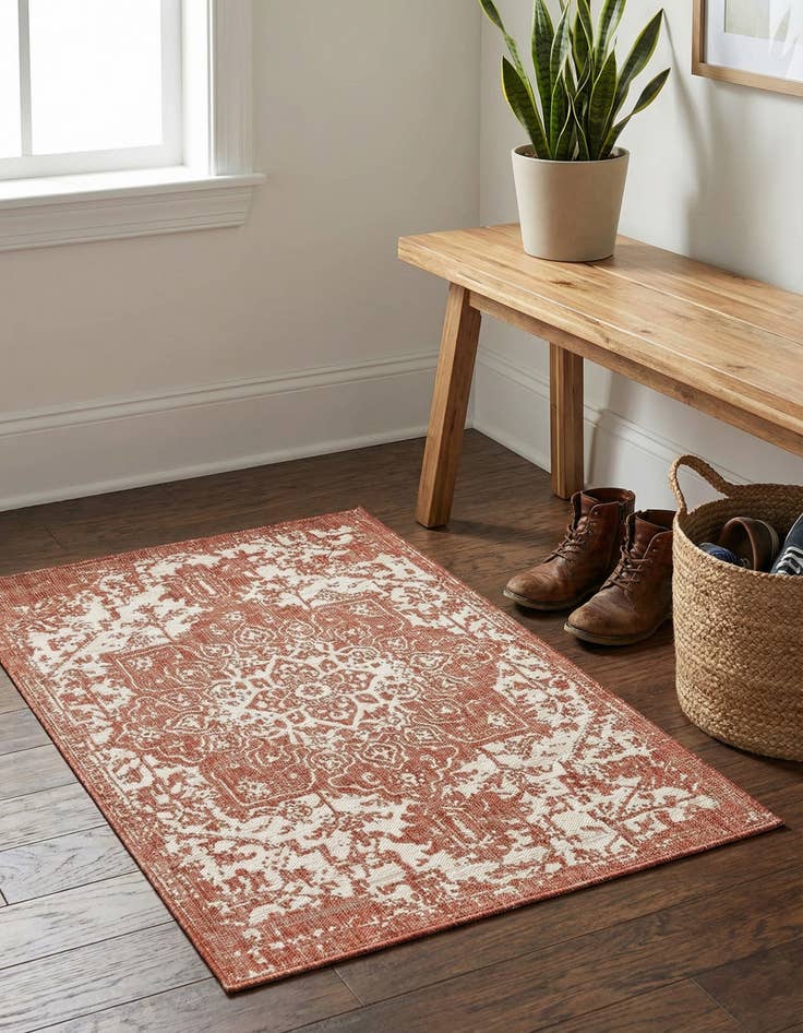 Detail image of 1' 4 x 1' 4  Washable Jill Zarin Dubai Indoor / Outdoor Sample Rug