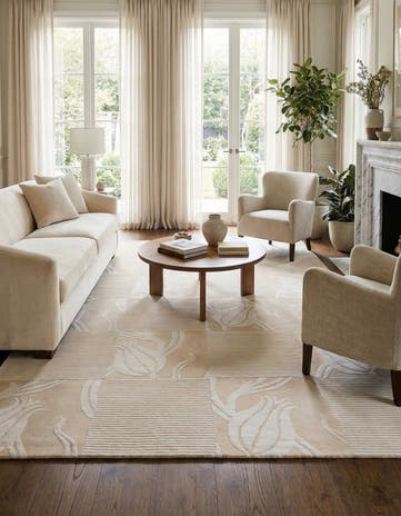 6' 9 x 10' 2 Hand Knotted Darya Wool Rug