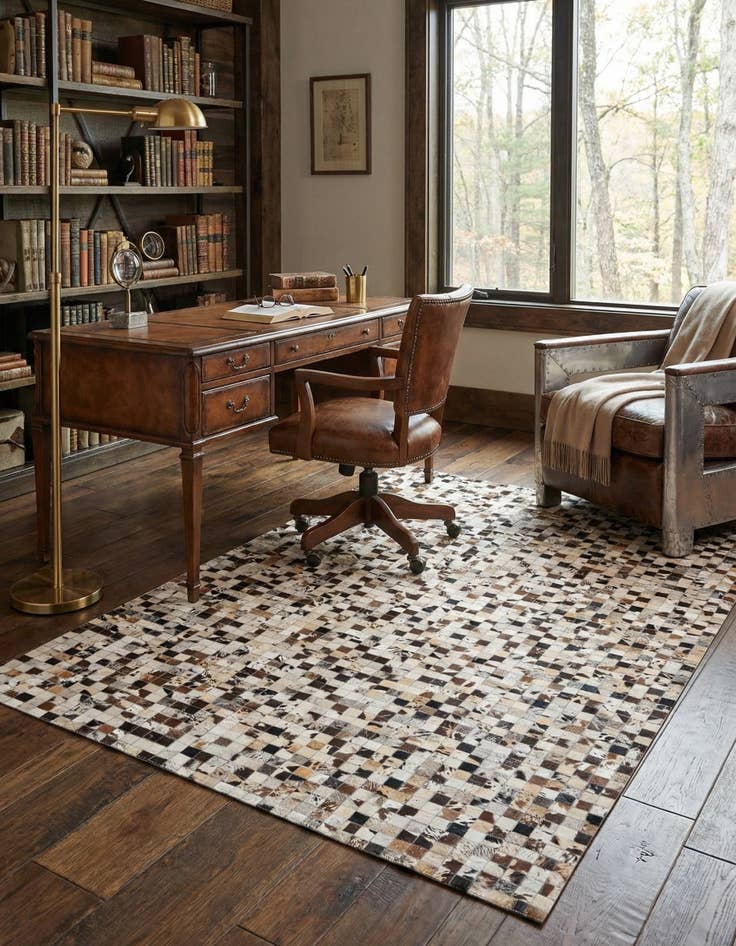 Detail image of  5' x 8' Cowhide Rug