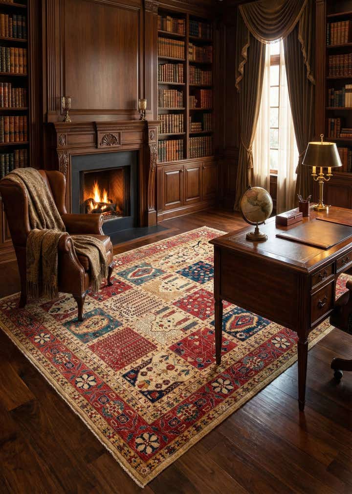 8' 3 x 9' 3 Hand Knotted Ariana Ziegler Oriental Rug