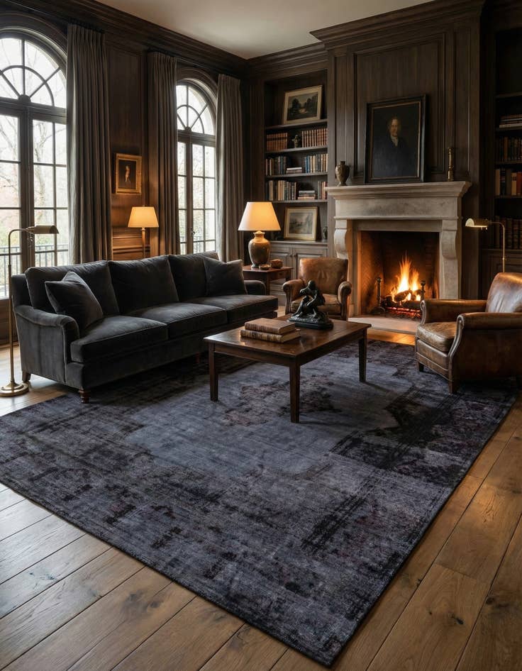 Detail image of 8' 10 x 13'  Hand Knotted Ultra Vintage Persian Wool Rug