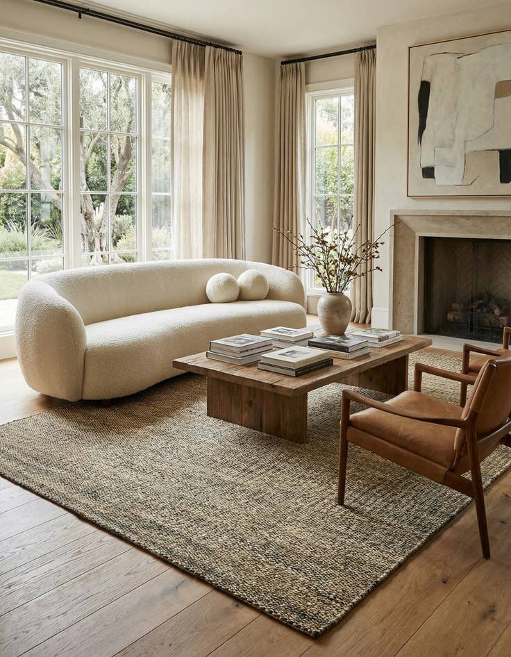 Detail image of 5' 3 x 7' 11 Juma Wool Rug