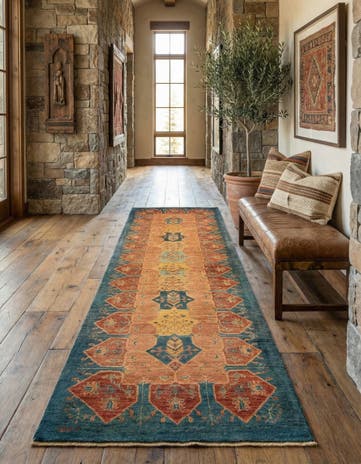 3' x 11' 3 Luribaft Wool Runner Rug