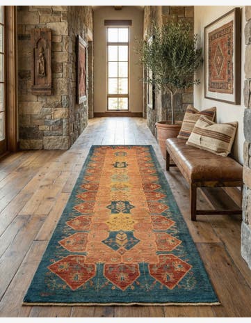 3' x 11' 3 Luribaft Wool Runner Rug