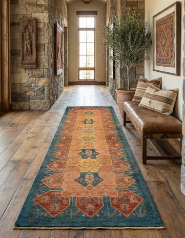 3' x 11' 3 Luribaft Wool Runner Rug