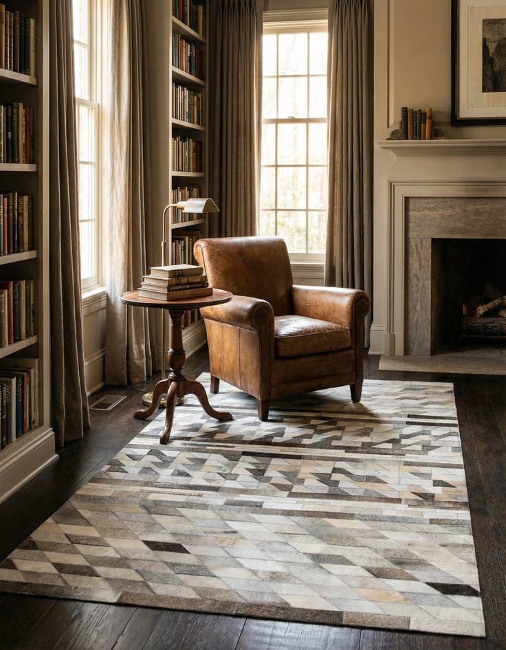 Detail image of 5' x 8' Cowhide Rug