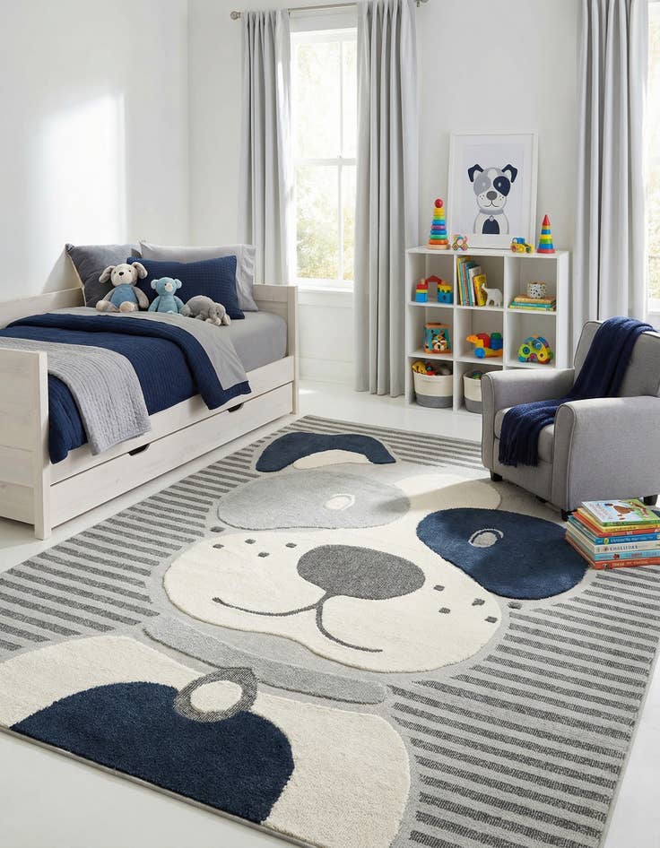 Detail image of 7' 10 x 10' Whimsy Kids Rug