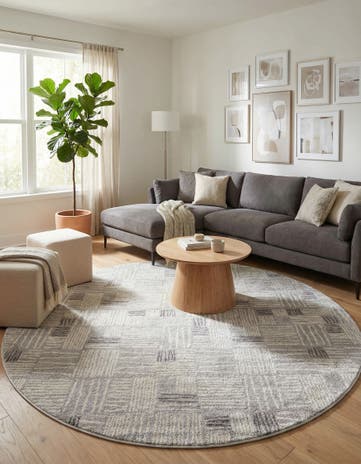 7' 10 x 7' 10 Hanahan Round Rug