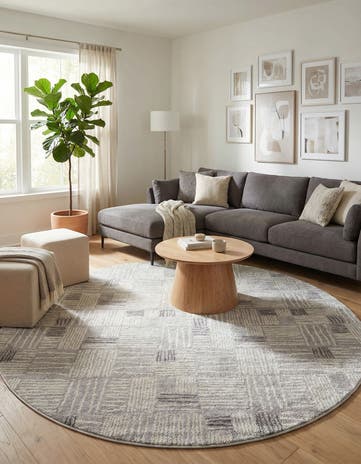 7' 10 x 7' 10 Hanahan Round Rug