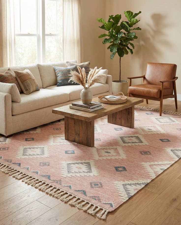 Detail image of 9' x 12' 2 Hand Woven Arizona Wool Rug
