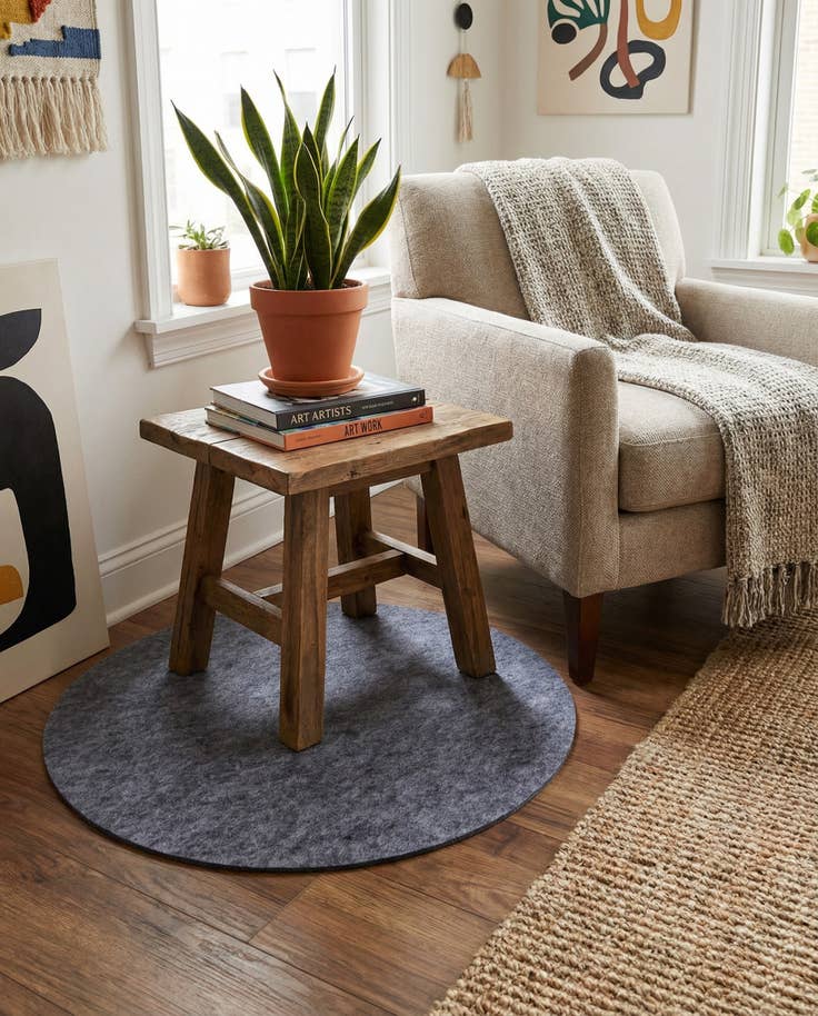 Detail image of 3' x 3' Round Uni-Luxe Rug Pad