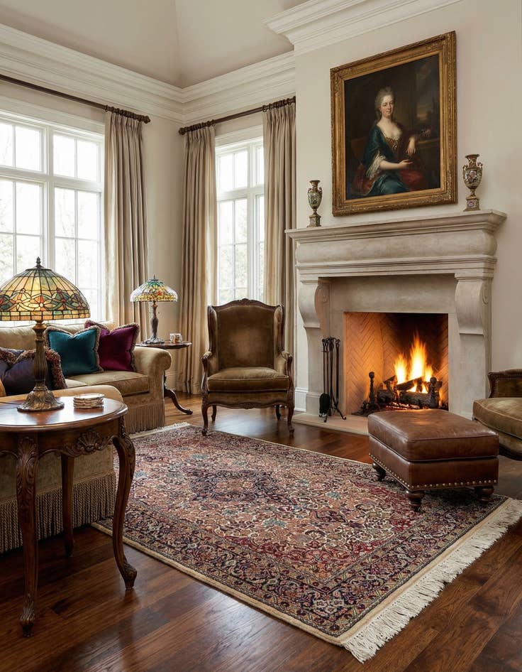 Detail image of 3' 1 x 5' 3 Kashmir Rug