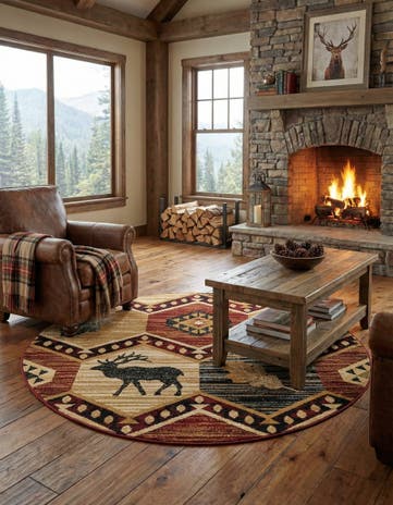Pioneer Round Rug