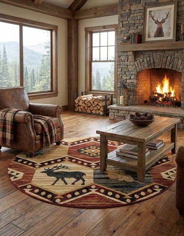 Pioneer Round Rug