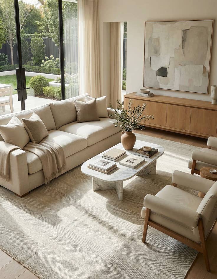 Detail image of 8' 11 x 12' Kamla Wool Rug