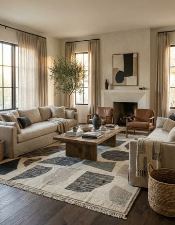 9' 4 x 12' 2 Hand Knotted Moroccan Wool Rug