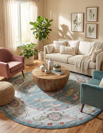 8' 2 x 8' 2 Paragon Round Rug