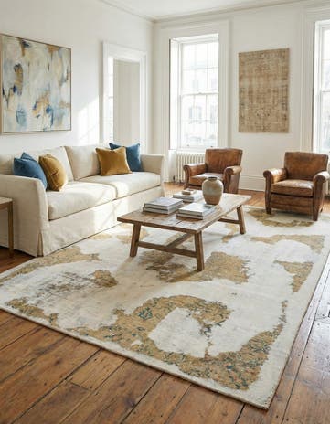 8' x 11' 8 Hand Knotted Ultra Vintage Persian Wool Rug