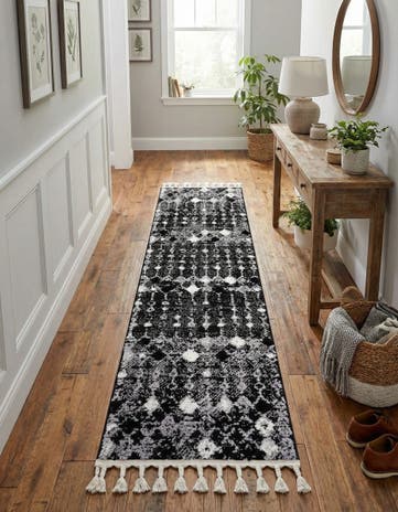 Fossil Gray Cherokee Runner Rug