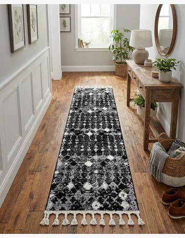 Fossil Gray Cherokee Runner Rug